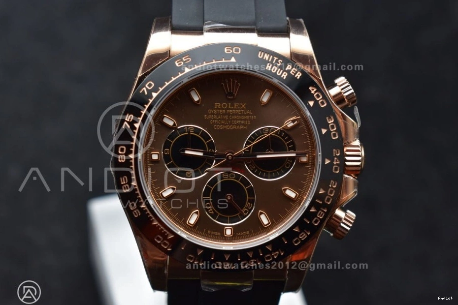 (Gain Strap Daytona ZF Oyster-flex Dial Weight) Chocolate LN on 116515 SH4130 Edition Black Best 1:1 0217